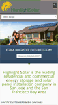 Mobile Screenshot of highlightsolar.com